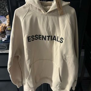 Brand new Essentials Hoodie Large